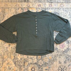 Aerie long sleeve Henley shirt